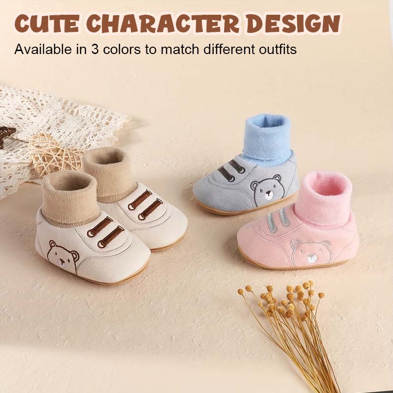 Cute Bear First Walking Schuhe Slip-on Kleinkind Schuhe