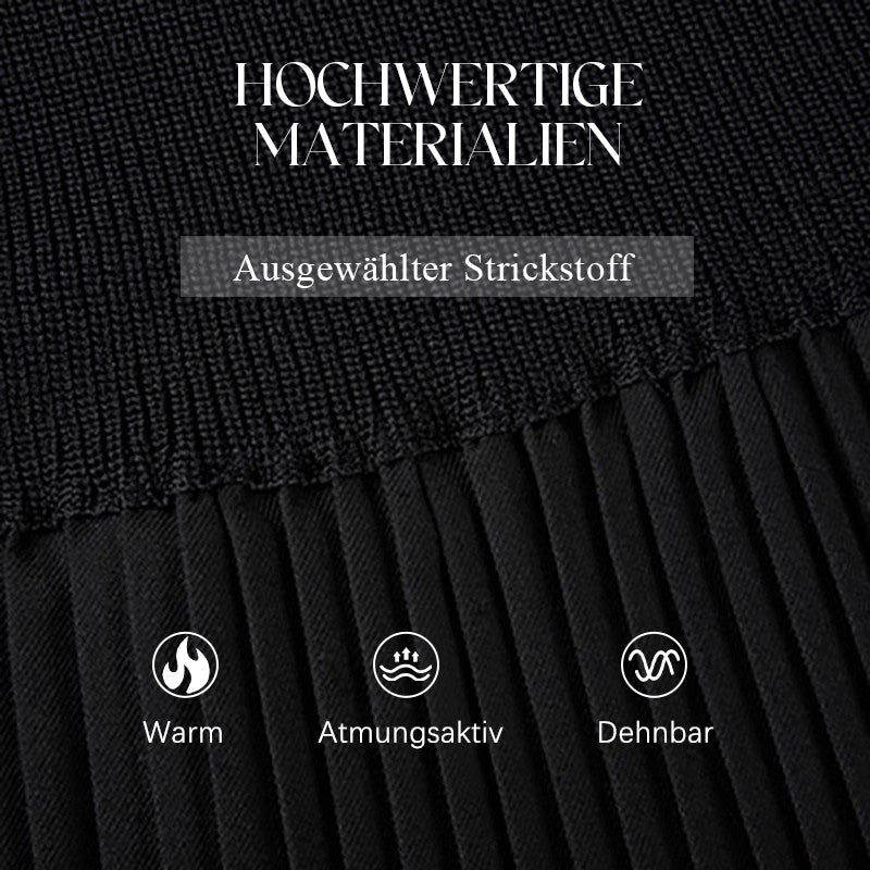 2025 Neues Design✨Damenkleid in Übergröße mit Laternenärmeln und Stehkragen🌈👗