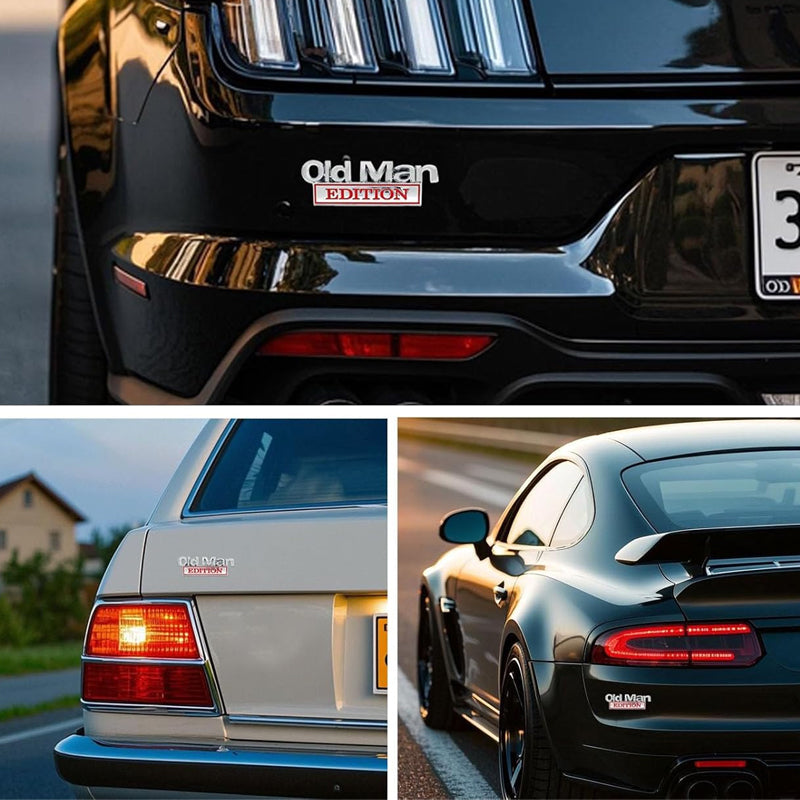 Autoabzeichen für Senioren/🚗 Old Man Edition-Autoemblem