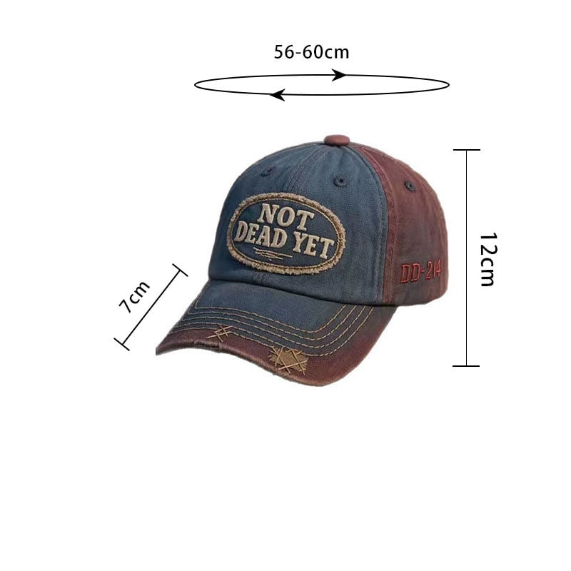 NOT DEAD YET - Vintage washed baseball cap
