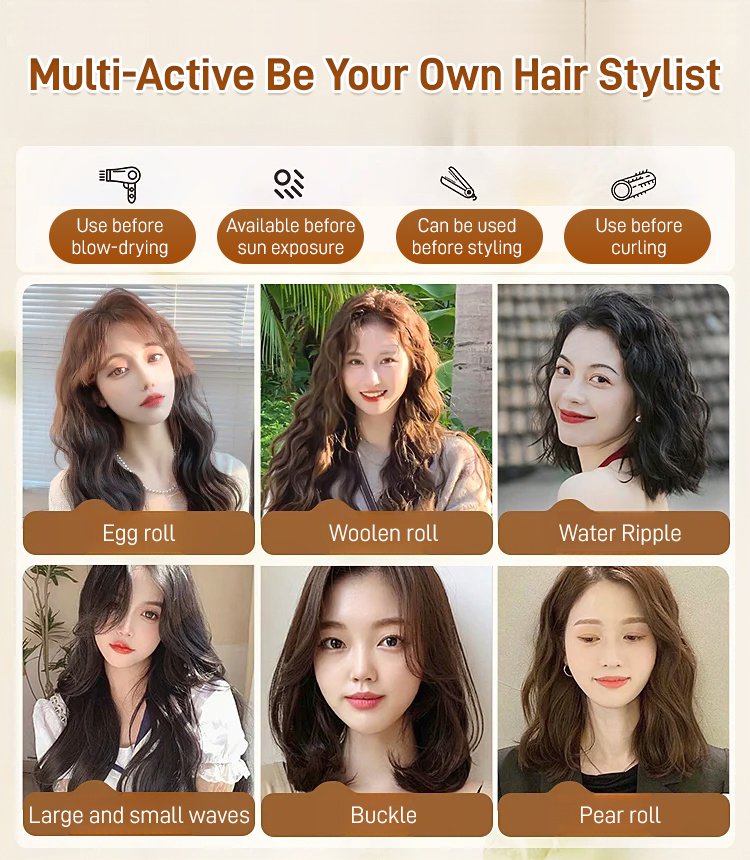 đ„Lang Anhaltendes Styling Marokkanisches Volumen Feuchtigkeitsspendende ElastizitĂ€t