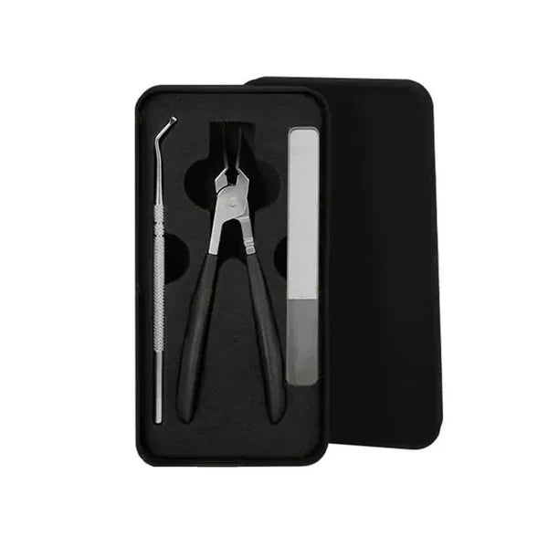 Anti-slush slant edge nail clippers 3-piece se