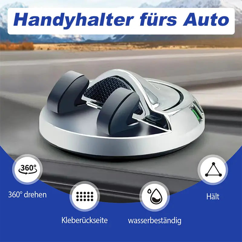 🚗 Autohandyhalter mit Klebemontage - Universell für Armaturenbrett & Mittelkonsole ✅ Handysicherung ohne Bohren ✅ Einfache Installation