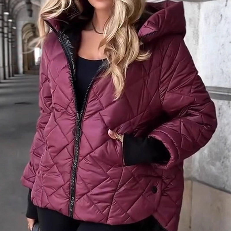 ⏳Women's Diamond-Quilted Down Jacket