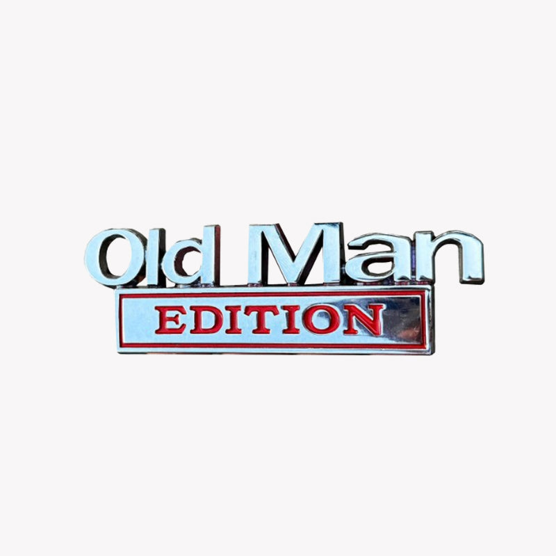 Autoabzeichen für Senioren/🚗 Old Man Edition-Autoemblem