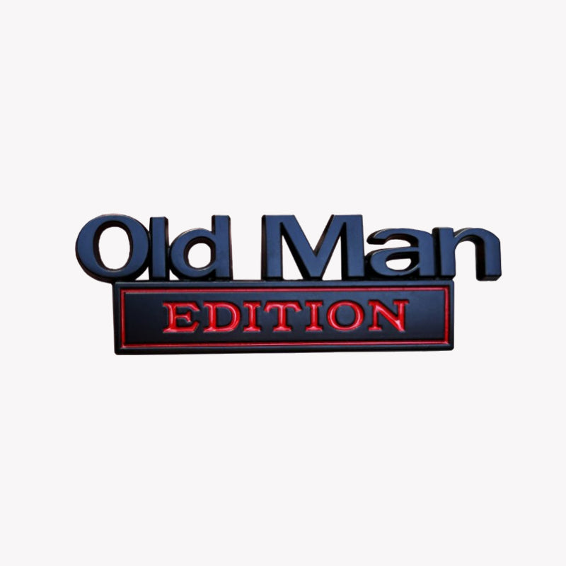 Autoabzeichen für Senioren/🚗 Old Man Edition-Autoemblem