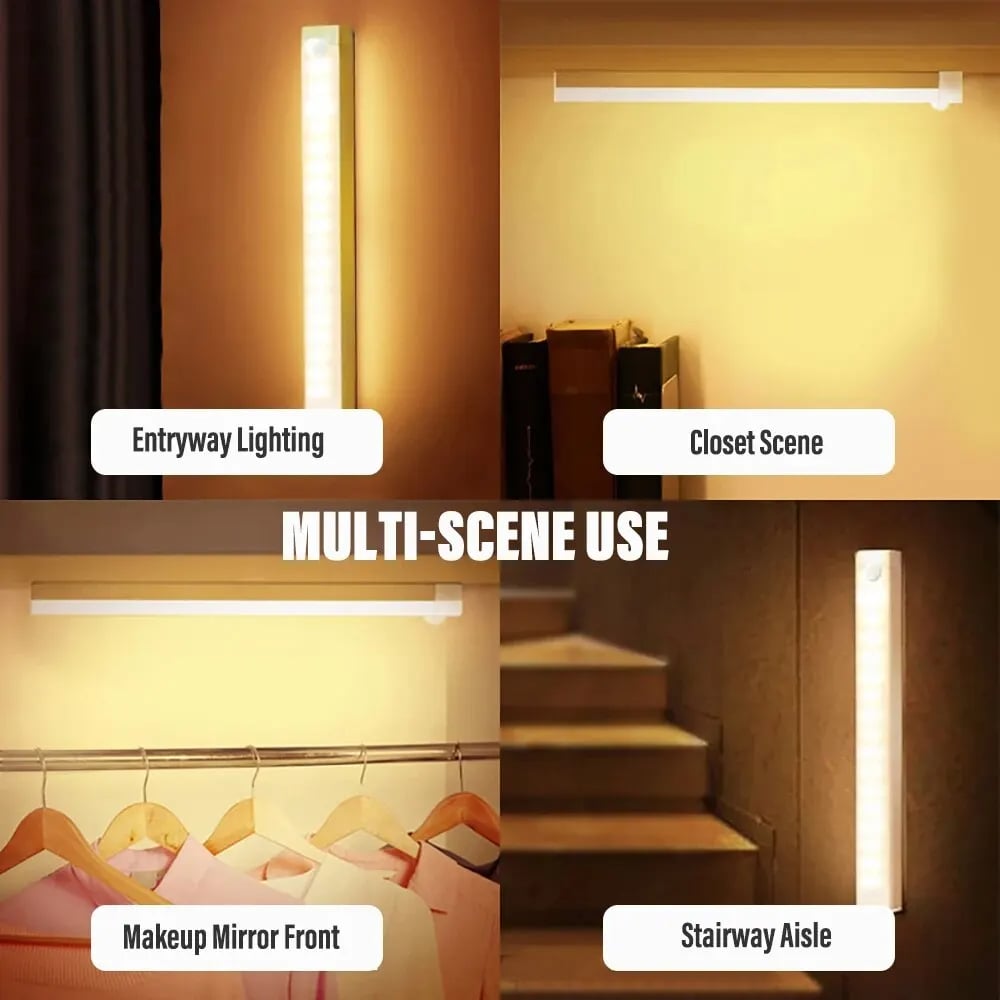 🔥NEW YEAR SALE - Punch-free Smart Sensor Magnetisch Wiederaufladbare LED-Leuchten