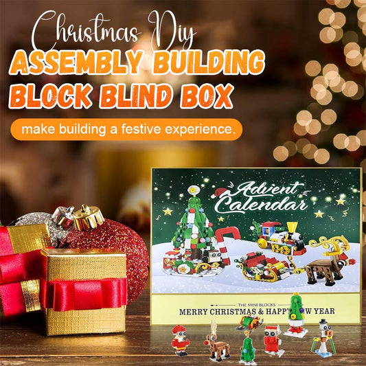 Weihnachts-Diy-Montage-Baustein-Blindbox