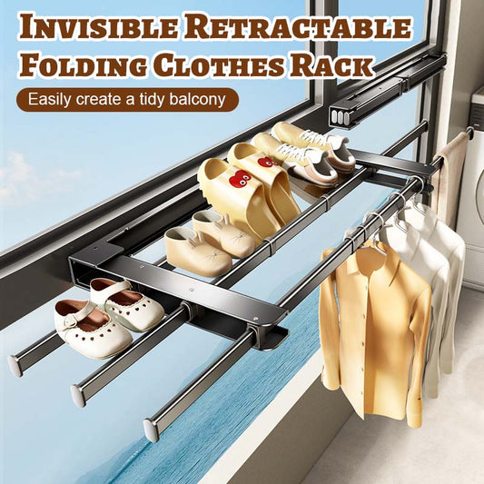 Sammenleggbar Uttrekkbar Klesstativ 🌤