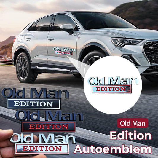 Autoabzeichen für Senioren/🚗 Old Man Edition-Autoemblem