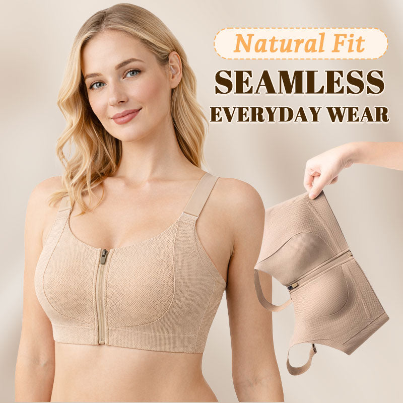 ✨ Lightweight Front-Zip Comfort Bra