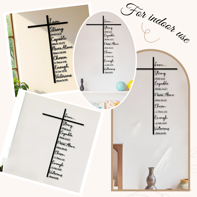 Metallkreuz Wandkunst mit Jesus Kruzifix