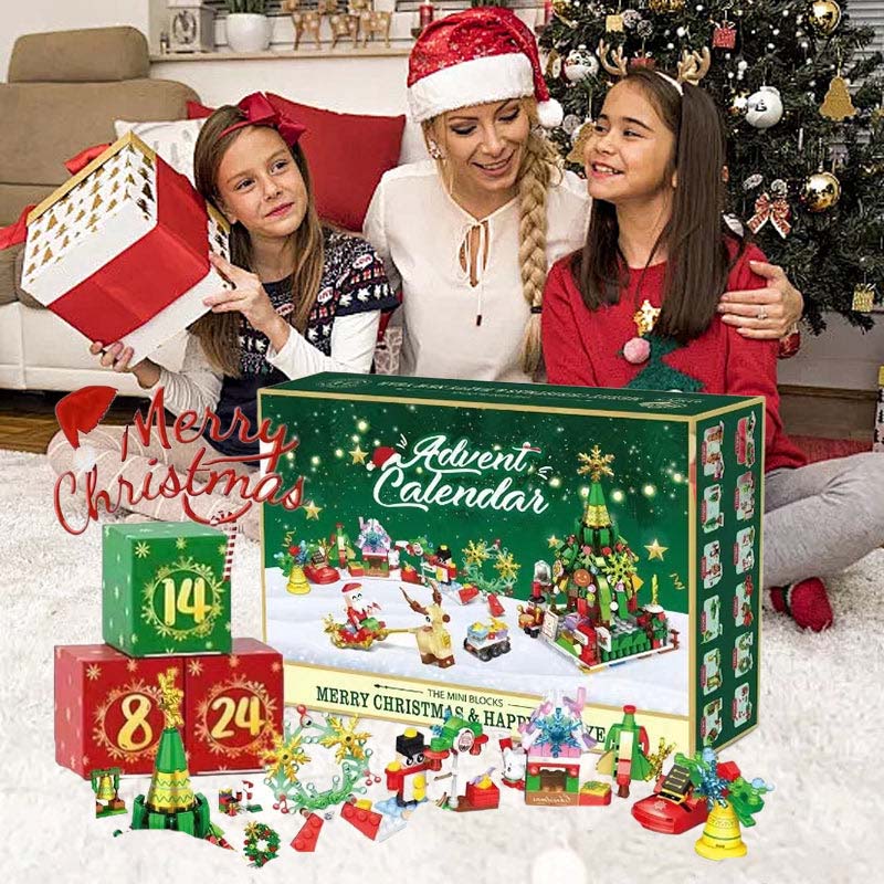 Weihnachts-Diy-Montage-Baustein-Blindbox