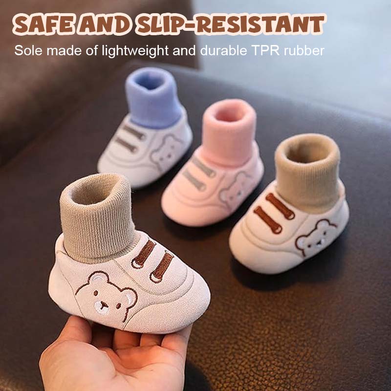Cute Bear First Walking Schuhe Slip-on Kleinkind Schuhe