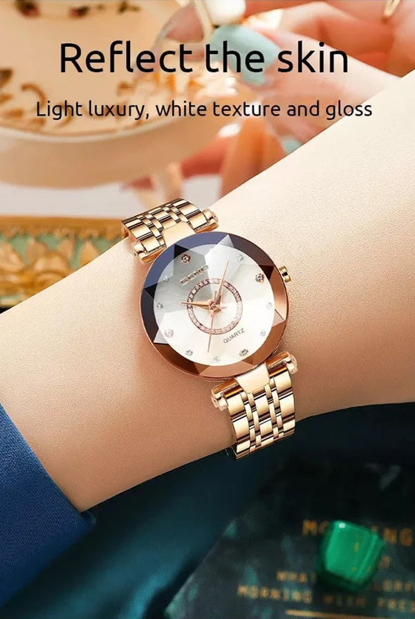 💖Starry stainless steel ladies' watch🎁