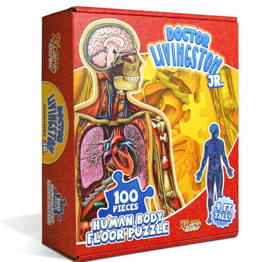 100-teiliges Bodenpuzzle Menschlicher Körper für Kinder