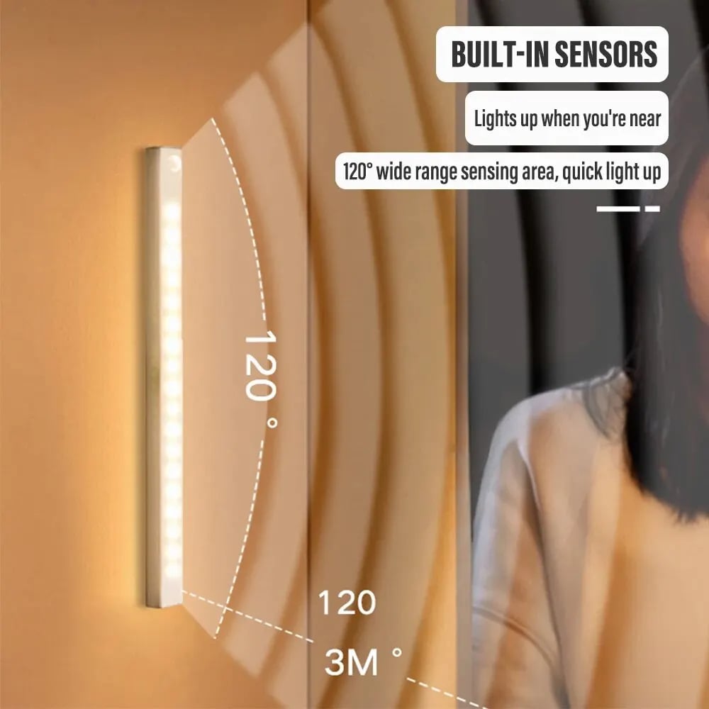 🔥NEW YEAR SALE - Punch-free Smart Sensor Magnetisch Wiederaufladbare LED-Leuchten