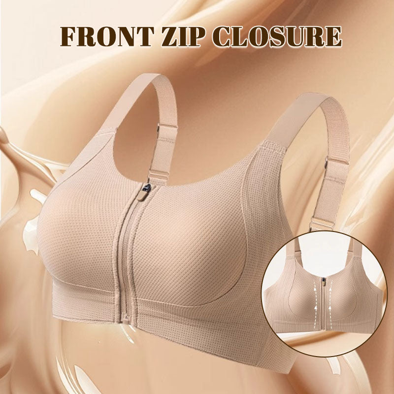 ✨ Lightweight Front-Zip Comfort Bra