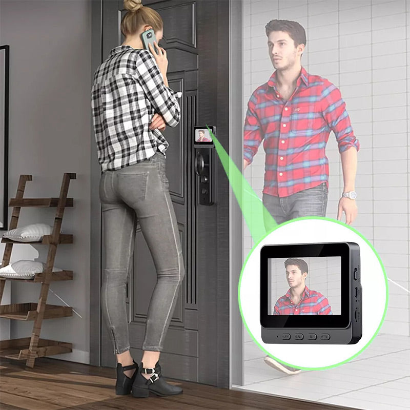 ⏳Limited time special⏰Wireless video doorbell with screen and camera📹