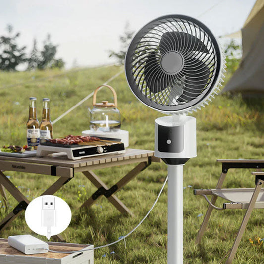 ❄️🔥USB-powered, quiet, energy-saving pedestal fan with airflow🍃
