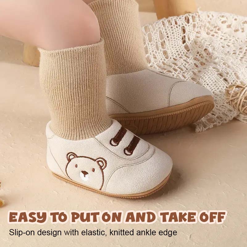 Cute Bear First Walking Schuhe Slip-on Kleinkind Schuhe