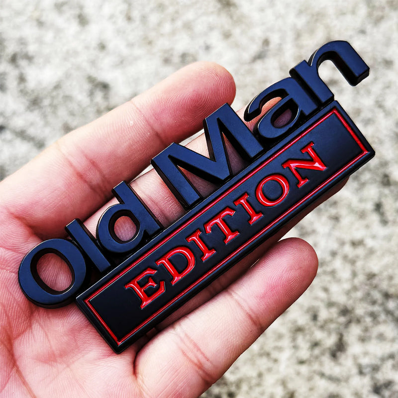 Autoabzeichen für Senioren/🚗 Old Man Edition-Autoemblem