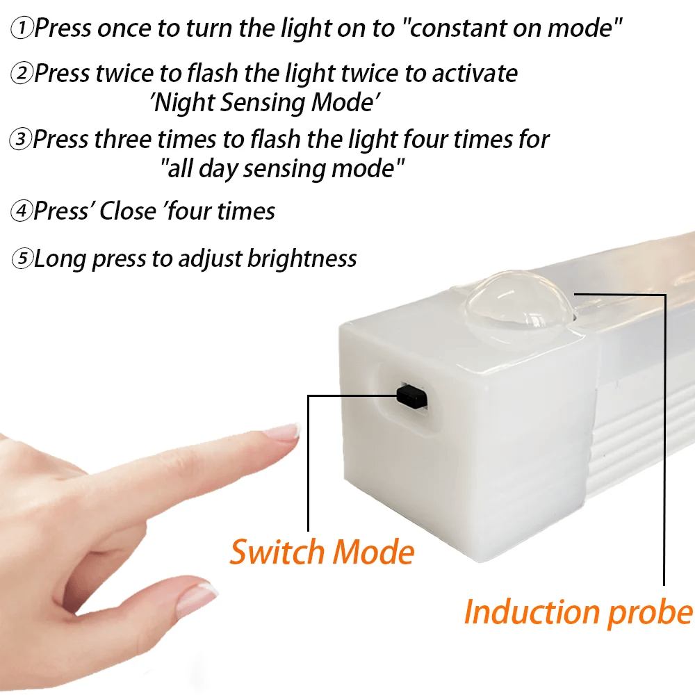 🔥NEW YEAR SALE - Punch-free Smart Sensor Magnetisch Wiederaufladbare LED-Leuchten