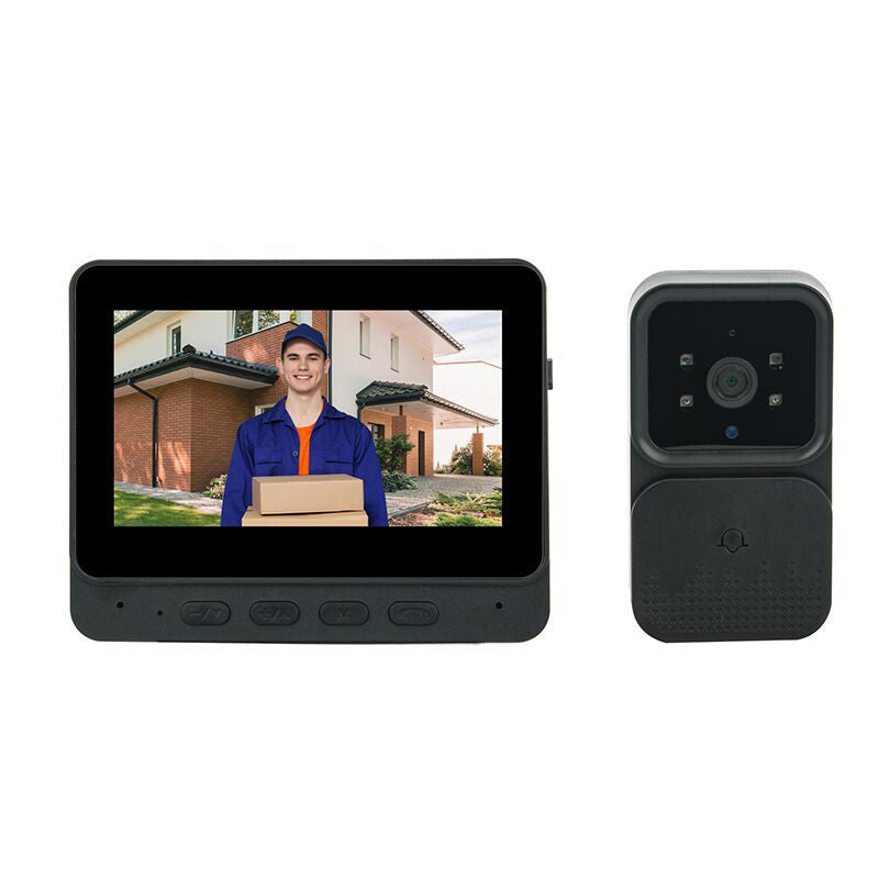 ⏳Limited time special⏰Wireless video doorbell with screen and camera📹