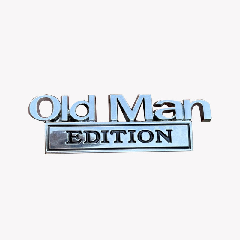 Autoabzeichen für Senioren/🚗 Old Man Edition-Autoemblem