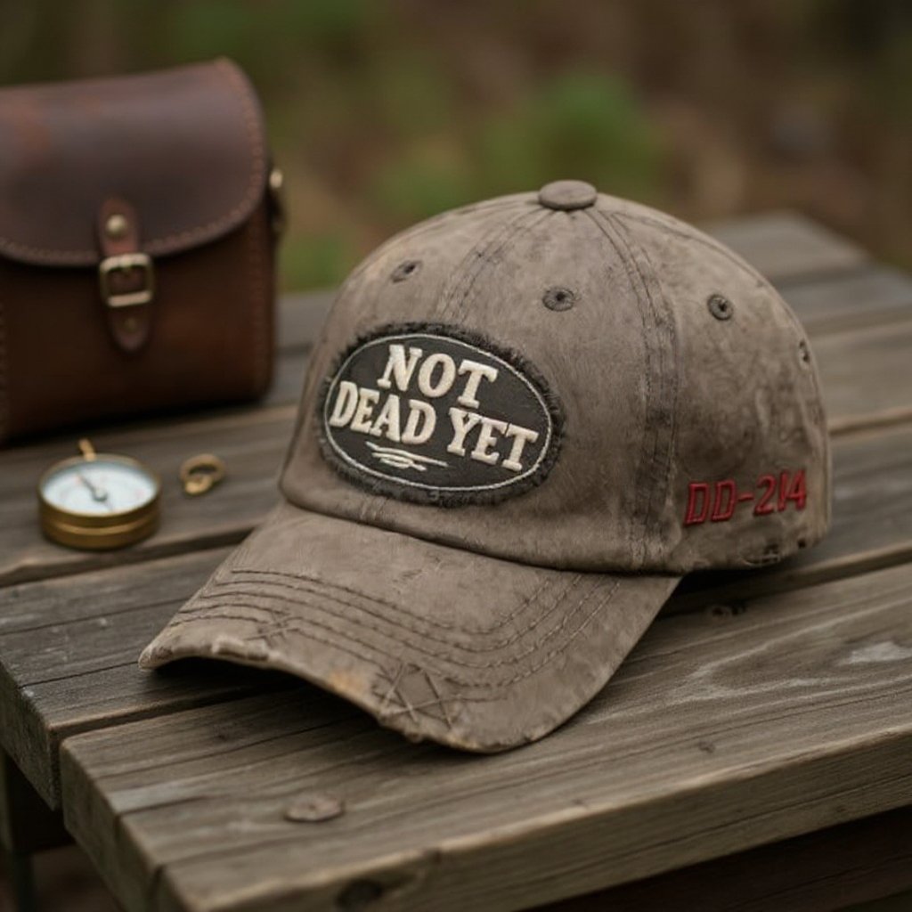 NOT DEAD YET - Vintage washed baseball cap