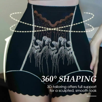 Damenshorts mit 3D-Kontur und Bauchkontrolle