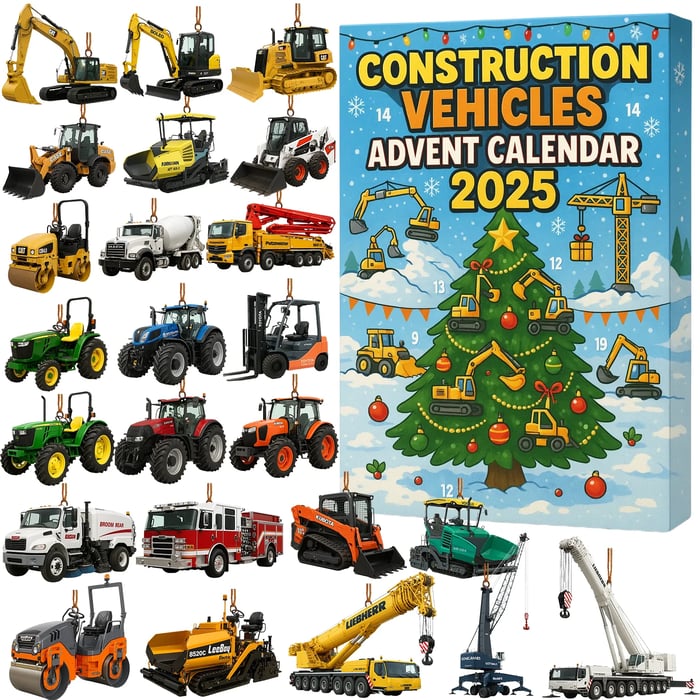 Adventskalender für Baufahrzeuge 2025
