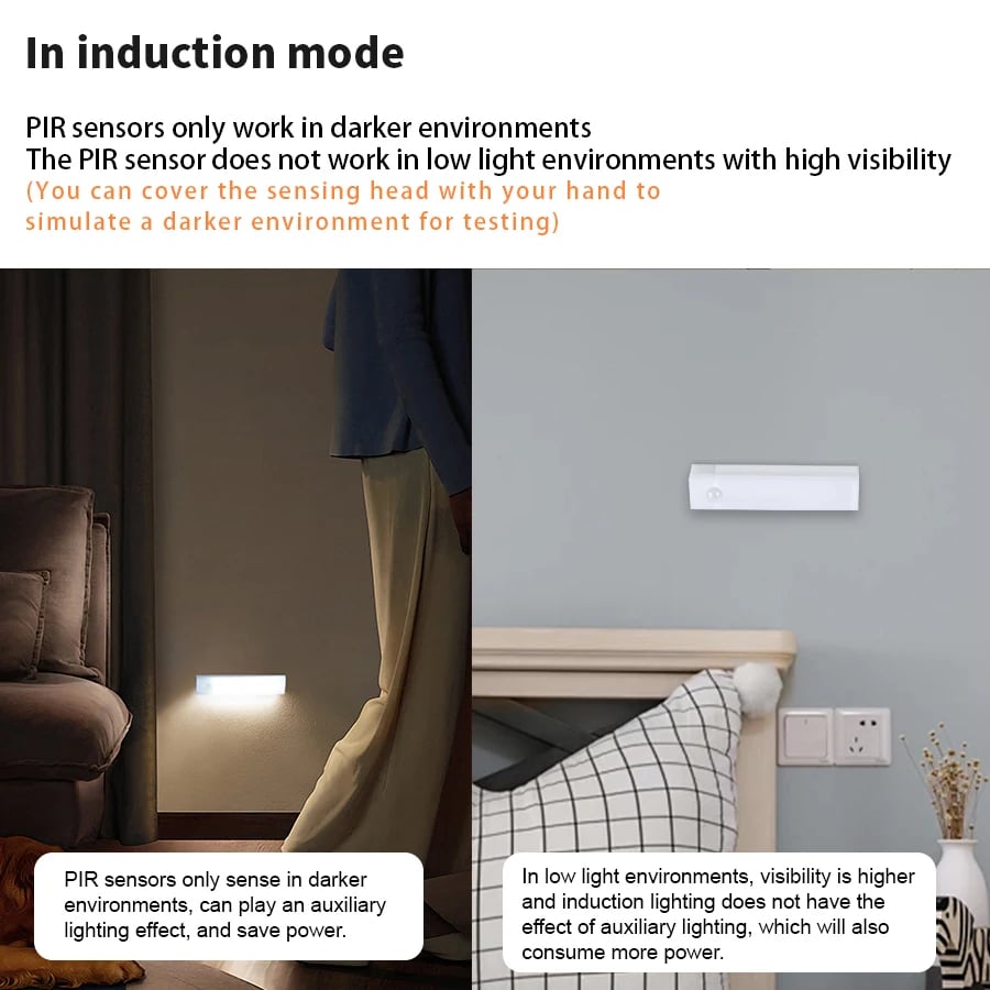 🔥NEW YEAR SALE - Punch-free Smart Sensor Magnetisch Wiederaufladbare LED-Leuchten