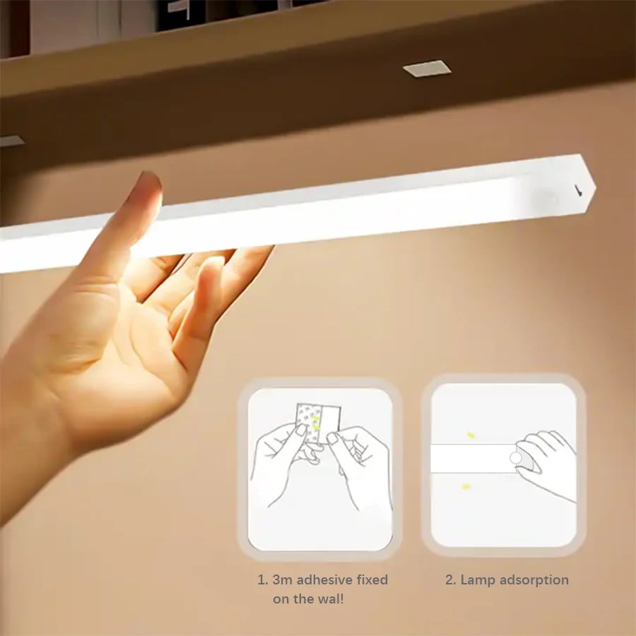 🔥NEW YEAR SALE - Punch-free Smart Sensor Magnetisch Wiederaufladbare LED-Leuchten