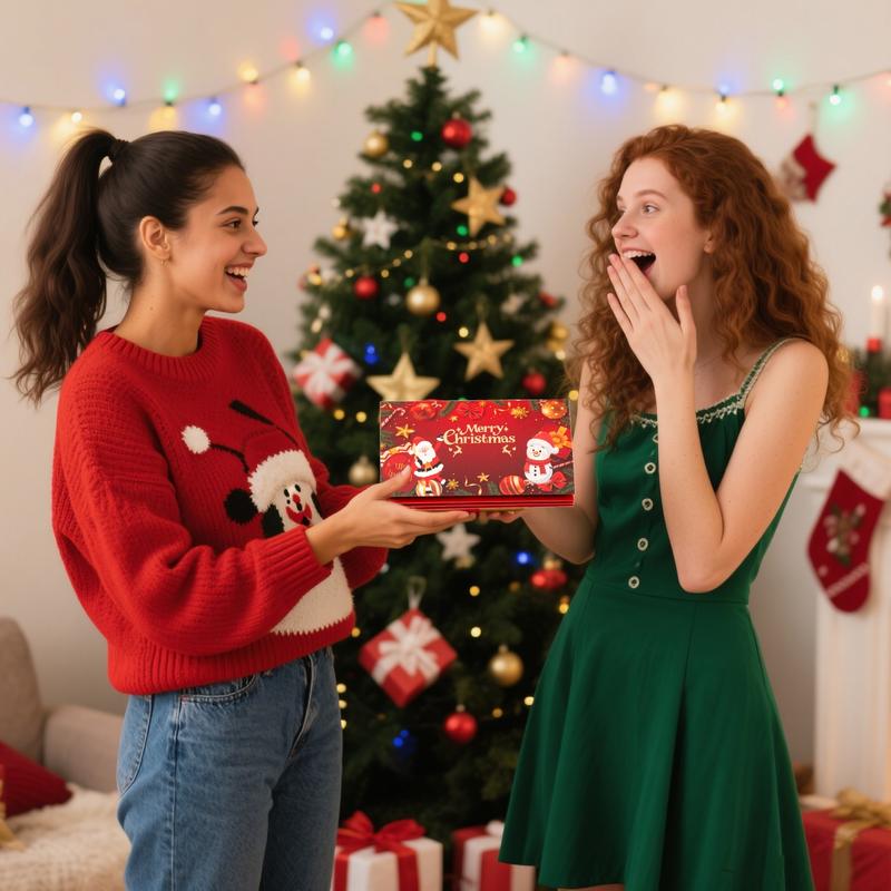 🎄 Weihnachtsumschläge mit Bargeld und Geldklammern